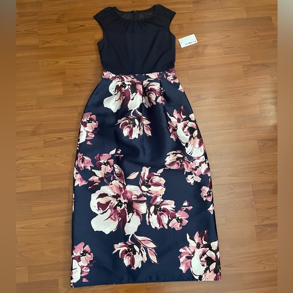 En focus studio navy floral maxi dress size 10 - Picture 1 of 10